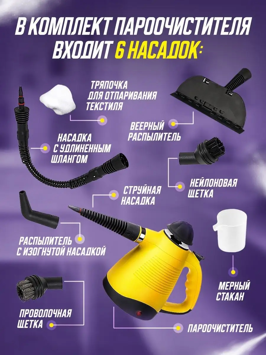 Пароочиститель высокого давления